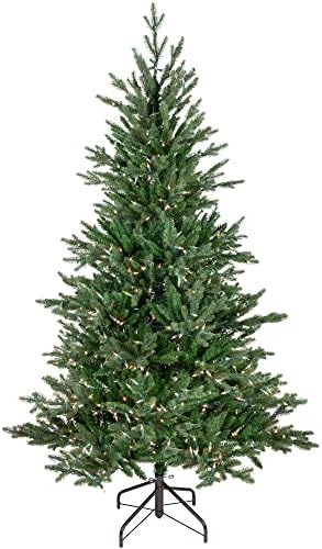 9 'עץ חג המולד המלאכותי של גרנדה לפני המואר, אורות ברורים
