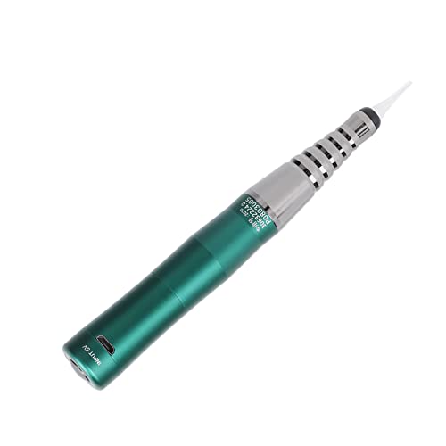 עט איפור קבוע למחצה, אחיזה נוחה מכונה עט מיקרובליידינג מנוע ללא ליבה רעש נמוך מעטפת סגסוגת אלומיניום