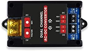 רכיבי SB ערוץ כפול AC DC Convertor 5/12V 2 ערוץ AC AC DC Converter מודול, בקרה 2 התקנים בבת אחת