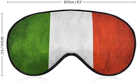 מסכות עין שינה, דגל איטלקי מסיכת עיניים שינה וכיסוי עיניים עם רצועה/סרט אלסטי לנשים גברים שינה נסיעות תנומה