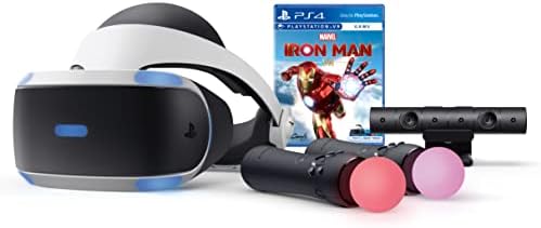 Sony PlayStation VR - חבילת Gmaing של מארוול של מארוול: אוזניות פלייסטיישן VR, מצלמה, 2 בקרי תנוע