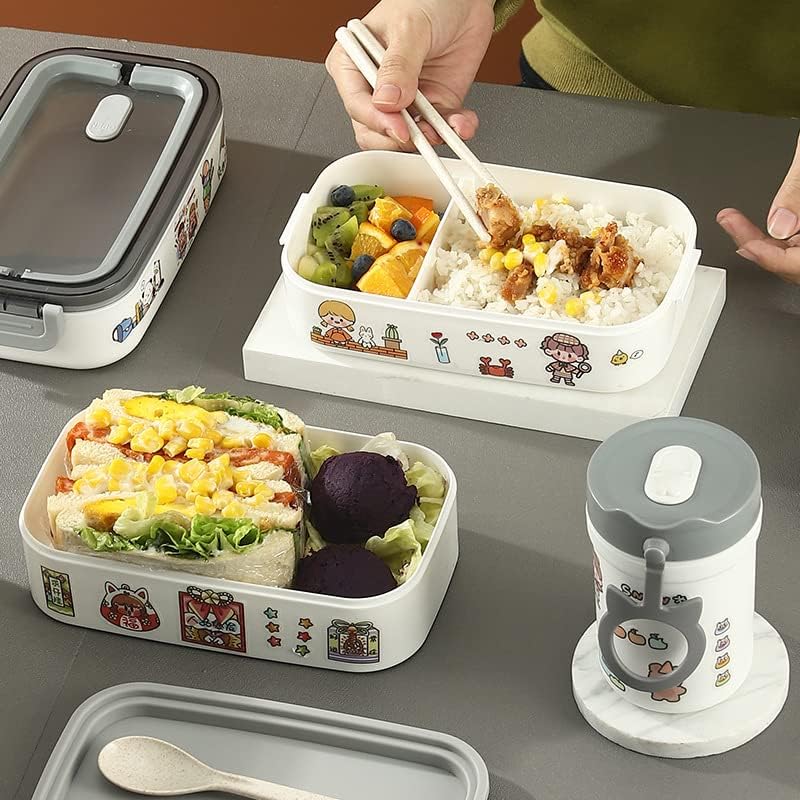 学生 可爱 多 层饭盒日式 便当盒 סטודנט קופסת ארוחת צהריים חמוד רב שכבתי קופסת ארוחת צהריים בסגנון יפני