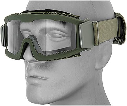 משקפי בטיחות טקטיים של Lancer Tactical, אוורור, OD Green