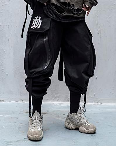 מכנסי מטען בגדי רחוב יפניים לגברים