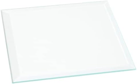 כיכר פלימור 3 מ מ זכוכית משופעת שקופה, 4 אינץ ' על 4 אינץ