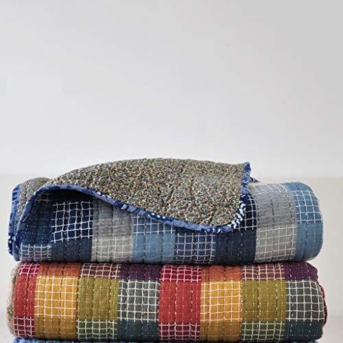 ZSQAW כותנה סתיו טלאים טלאים מיטת מיטה כיסוי ספה שמיכה מכונה כיסוי קיץ כיסוי קיץ