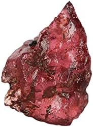 Gemhub ריפוי קריסטל מחוספס AAA+ אבן גרנט אדומה קטנה 4.70 סמק. אבן חן רופפת לעטיפת תיל,