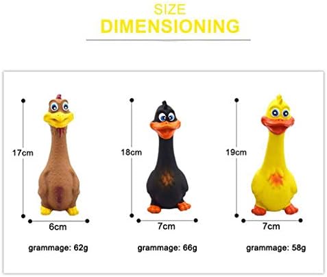 Gazechimp Screaming Chacke, צעצוע עוף גומי לטקס, חידוש עמיד לילדים וכלבים, תרנגולות גומי, צעצועים