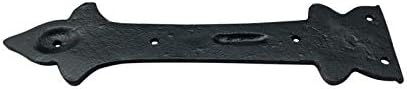 חומרת אדונאי אדוניג'ה רצועת ברזל יצוק עתיק שקר או פו או ציר דמה קדמי לדלתות אסם, שערים, ארונות, קופסת עץ,