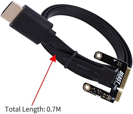 HDMI ל- MINI PCI-E כבל, HDMI ל- MINI PCI-E TORD, EXP GDC BEAST HDMI לכבל MINI PCI-E, כבל מתאם חשמל, ממשק