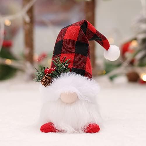 קישוטים לחג המולד מצוירים עם בובה זוהרת בהיר עץ חג המולד תליון בית חדר קישוט