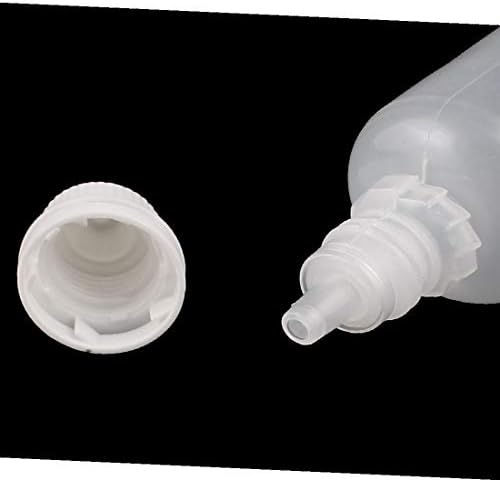LON0167 חדש 5 יחידות 30 מל טפטוף פלסטיק בקבוק שמן אתרי טיפת עיניים מכסה נוזלי סחיטה סחיטה (5 Stücke 30 מל טפטפת
