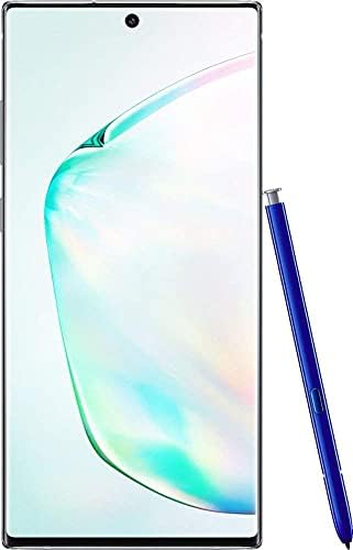 Samsung Galaxy Note 10+ פלוס 256 ג'יגה-בייט עם S Pen Aura Glow/כסף SM-N975Uzkaxaa