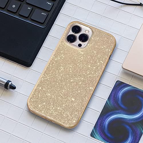 MateProx תואם ל- iPhone 13 Pro Case Bling Bling Sparkle Girls Cute Cover Cover Cover Logy עבור