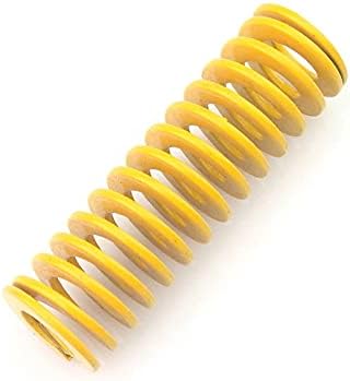 קפיצי דחיסה מתאימים לרוב התיקון I 1 pcs דחיסת עובש קפיץ קפיץ צהוב צהוב העומס חותמת קפיץ קוטר חיצוני 18 ממ קוטר
