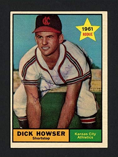 Dick Howser חתימה משנת 1961 TOPP