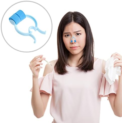 מרפא 10 יחידות עצירה עצירה של האף קטעי פקק האף קליפים קצף פלסטיק עצירה דבלים דבלים אפיסטקסיס לקליפ לתאונת חירום
