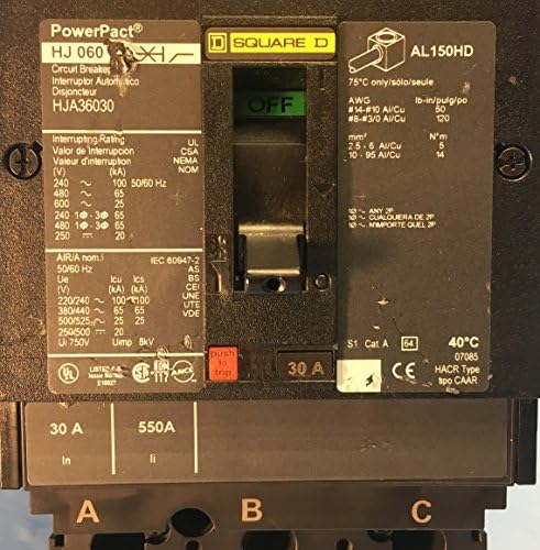 שניידר חשמלי HJA36030 מפסק מקרים מעוצב