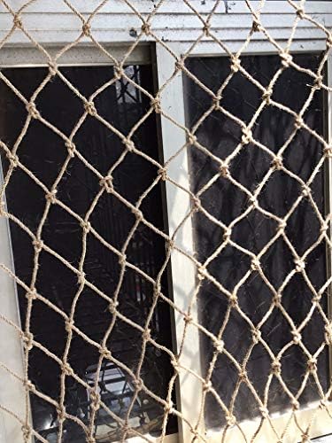 גדר אנטי -נפילה בטיחותית נטו לילדים חתול לחיות מחמד, 1 × 2M נטו חבל קנבוס נטו לילדים - מרפסת מדרגות קצה