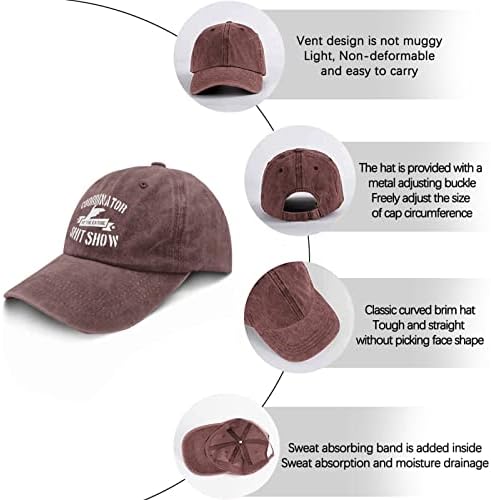 רכזי כובעי בייסבול של Acemire של כל החרא מראים את כובע הבייסבול, כובע אבא מצחיק לגברים