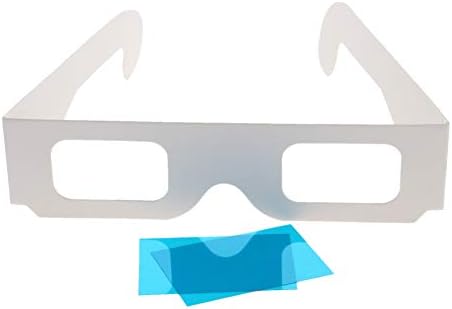 1 יחידות עמיד 3 משקפיים סגנון 3 משקפיים צפייה 3 משקפיים משחק סרט כחול כחול 3 משקפיים מסגרת קרטון שרף