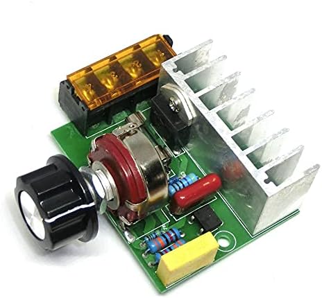 ZYM119 4000W AC 0-220V SCR SCR מתח חשמלי רגולטור מהירות מנוע בקר דימרים דימרים מהירות עם לוח ביטוח