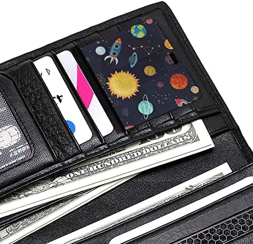 כוכבי לכת ומככבים בכוכבי זיכרון USB מקל פלאש מכונן בכרטיס כרטיס אשראי צורת כרטיס בנק כרטיסים