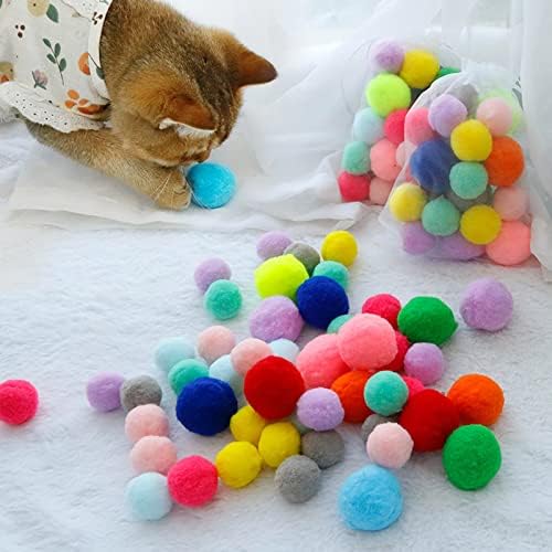 לסובב צבע 38 יחידות חתול צעצועים, מגוון חתול צעצוע סט, חתול מעיינות, חתול עכבר,להתקמט כדורי אינטראקטיבי