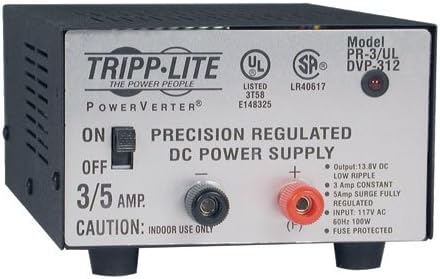 Tripp Lite Pr7 DC ספק כוח פרופיל נמוך 7A 120V כניסת AC לפלט 13.8 DC
