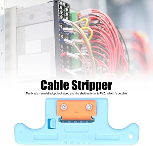 חשפנית כבלים, טכנאים PVC כחול קל משקל אור אורכי חשפנית כבלים כבלים כלי שחבור כבלים AUA -05 עבור 1.9 ~ 3 ממ
