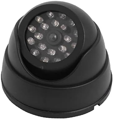 מצלמת אבטחה של כיפת דמה דמה X-Dumme מצלמת אבטחה מהבהבת נורת LED אדומה (מצלמת אבטחת כיפת דמה מצלמת אבטחה LED רוג'ו