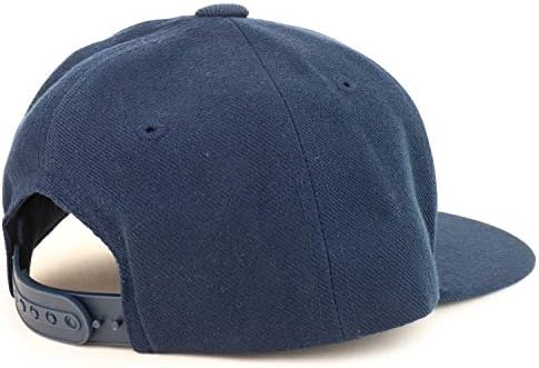 צבא נוער בגודל ילד גודל כחול דק דגל אמריקאי טלאי שטוח שטר סנאפבק כובע בייסבול