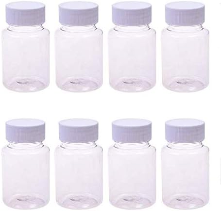 12 חתיכות פלסטיק מוצק אבקת רפואת גלולת גלילי מיכל מגיב בקבוק