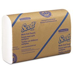 KCC01840 מגבות נייר רב -גווניות של סקוט, 9 1/5 x 9 2/5, לבן