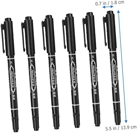 6 יחידות כלים גבות עור סמני עטי עט קוסמטיקה סימן סמן אספקת עמדת טיפ בסדר רקום עין עבור סופר קעקועים