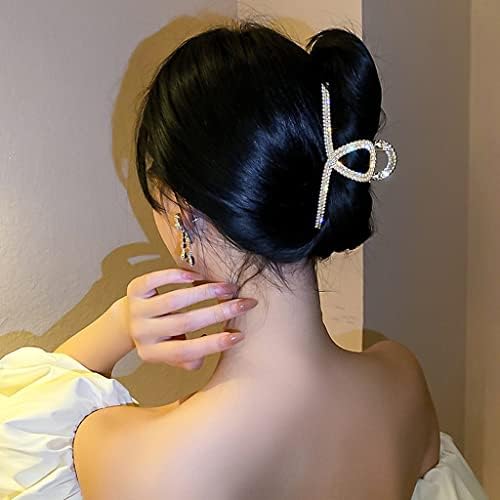 Tazsjg שיער אופנה טופר קליפספירים חלולים שיער גיאומטרי קליפ אביזרים לבוש ראש לנשים בנות