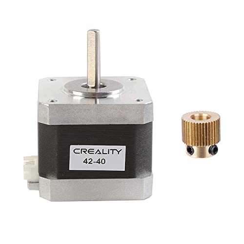 Creality רשמי 42-40 מנוע צעד עם ציוד מכניס, 2 שלב 1A 1.8 מעלות 0.4 N.M עבור מכבש מדפסת תלת מימדית, תואם