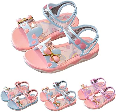 קיץ נסיכת חוף נעלי אופנה נעלי עור לילדים צעירים ובנות נעליים יומיומיות עבה סוליות ילדים מים גרביים