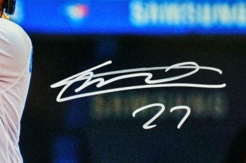 VLADIMIR GUERRERO ג'וניור החתום על טורונטו בלו ג'ייס 16x20 Pose -JSA Auth - תמונות MLB עם חתימה