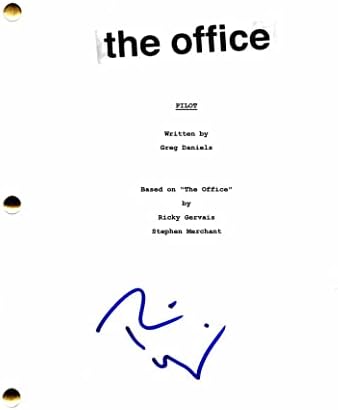 RAINN WILSON חתום על חתימה על תסריט הפיילוט המלא של המשרד - COUSTARRING STEVE CARELL, JOHN KRASINKSSI, JENNA