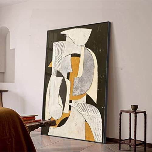 מופשט גבר ואישה זוג קיר אמנות בד ציור מודרני בית סלון דקור