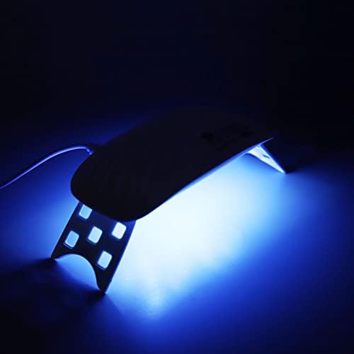 אור ריפוי UV, UV דבק UV מנורת ריפוי USB אספקת חשמל 12 חרוזי LED מנורת פעולה פשוטה עיצוב מעמד מתקפל