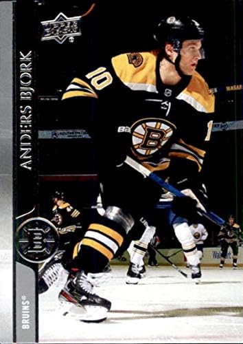 2020-21 הסיפון העליון 263 אנדרס ביורק בוסטון ברוינס NHL הוקי סדרה 2 כרטיס מסחר בסיס