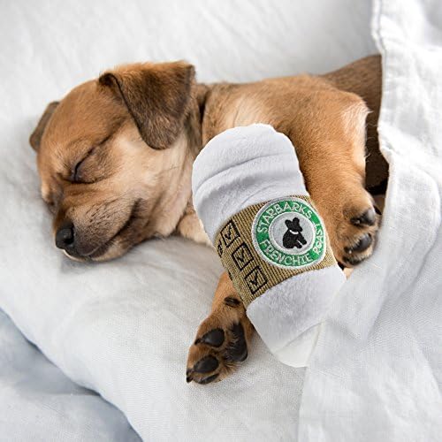 הוט דיגיטי כלב סטארבארקס קפה אוסף / ייחודי חורק פרודיה קטיפה כלב צעצועים-כלבים קפאין הכלב שלך