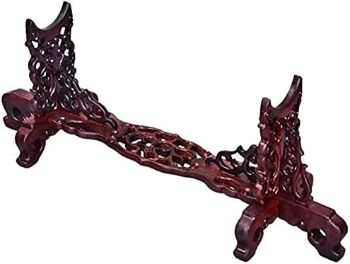 חרב עמדת עץ מחזיק חרב גילוף מלאכה קישוטים