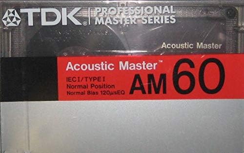 TDK PRO AM60 קלטת אודיו הטיה רגילה מקצועית
