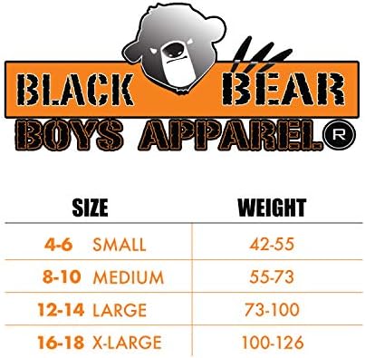 שחור דוב בנים פעיל מכנסיים קצרים-2 מארז ביצועים יבש בכושר ספורט מוצק מכנסיים קצרים