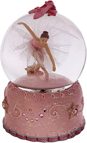 גלובוס השלג של Singeek Ballerina מנגן מנגינת בלט, מוסיקה לחג המולד של Snowglobes מתנות רסיטל בלט