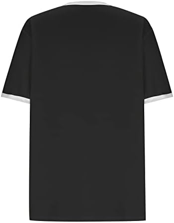 חולצות אמה כדורגל לנשים נמר הדפס צבע מוצק מזדמן צמרות בסיסיות