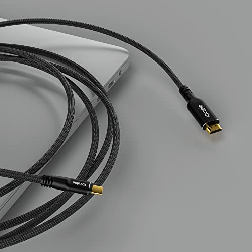 USB C ל- HDMI 2.1 כבל 25 רגל, USB 3.1 סוג C עד 8K HDMI, תואם Thunderbolt 3/4, עבור MacBook Pro, iPad Pro, Samsung